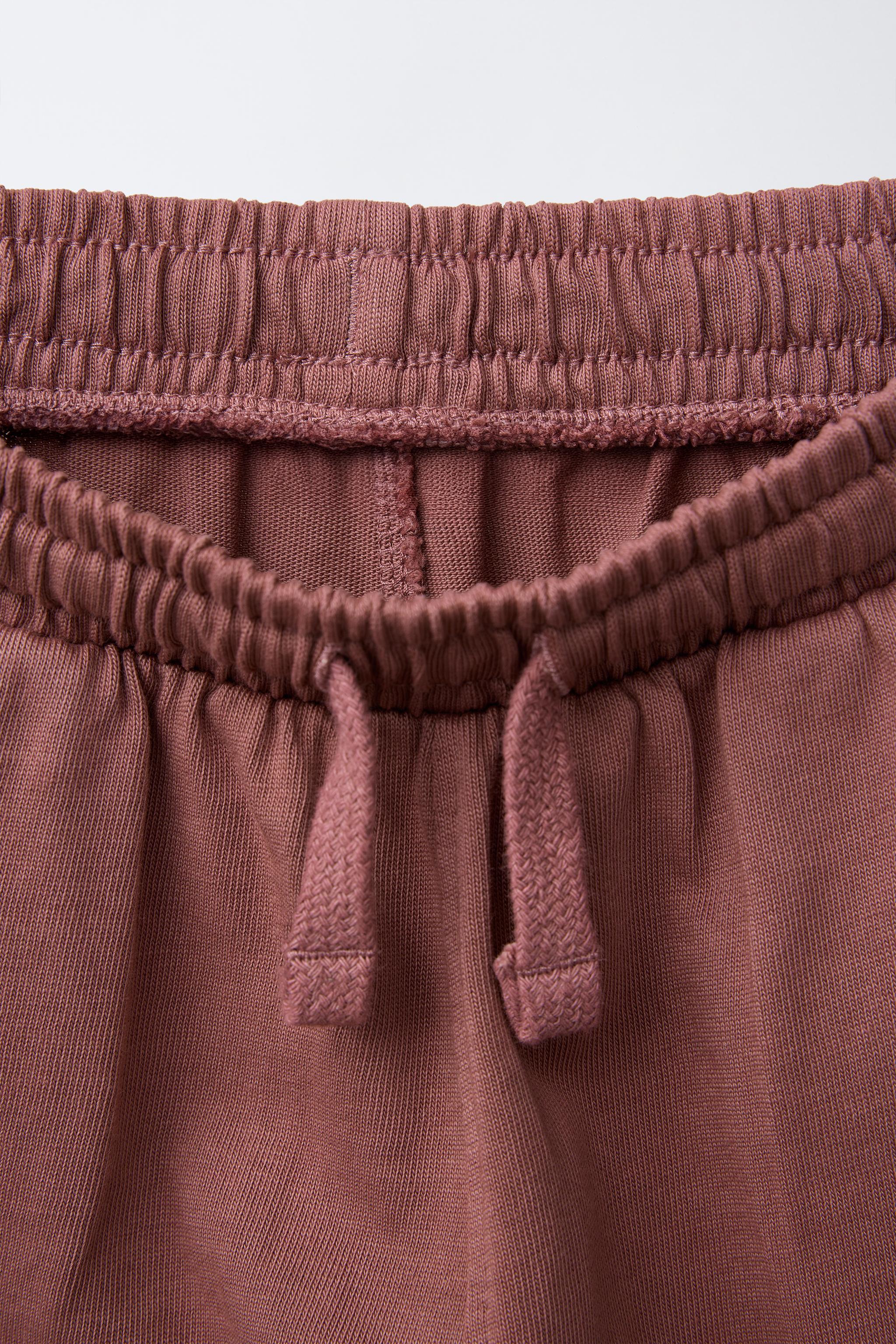 PLAIN WIDE LEG T-SHIRT AND PANTS SET